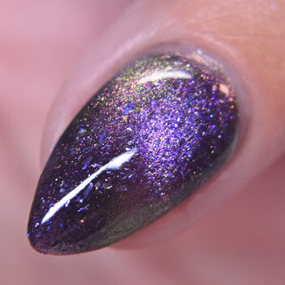 Image provided for Bee's Knees by a paid swatcher featuring the nail polish " Death is its Own Kind of Rebirth "
