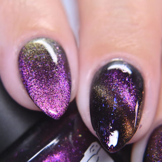 Image provided for Bee's Knees by a paid swatcher featuring the nail polish " Have Care for My Virtue "