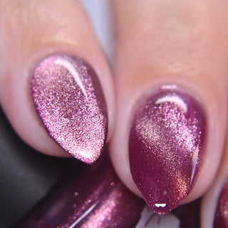 Image provided for Bee's Knees by a paid swatcher featuring the nail polish " I'm Prettier Than that Bitch Ever Was "