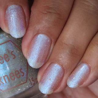 Image provided for Bee's Knees by a paid swatcher featuring the nail polish " Poisoned Fairy Fruit "