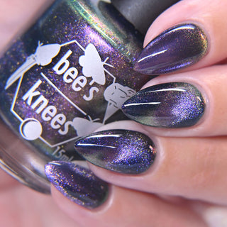 Image provided for Bee's Knees by a paid swatcher featuring the nail polish " Soon You Will Not Have to Drown "