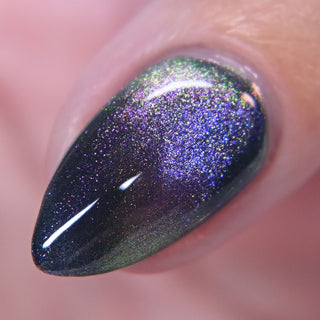 Image provided for Bee's Knees by a paid swatcher featuring the nail polish " Soon You Will Not Have to Drown "