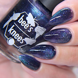 Image provided for Bee's Knees by a paid swatcher featuring the nail polish " The Body Remembers "
