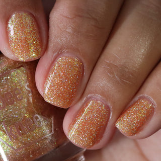Image provided for Bee's Knees by a paid swatcher featuring the nail polish " The Golden Path "