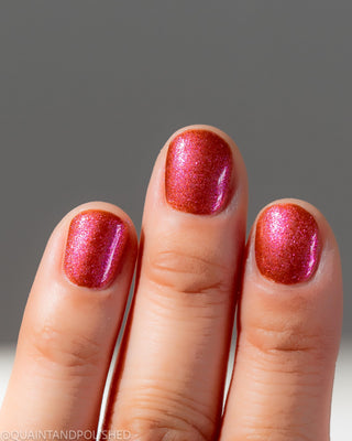 Image provided for Bee's Knees by a paid swatcher featuring the nail polish " It Would Always be Enough "