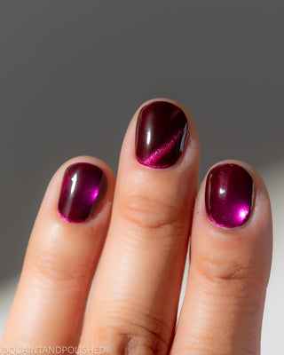 Image provided for Bee's Knees by a paid swatcher featuring the nail polish " What is Devotion Without Love? "