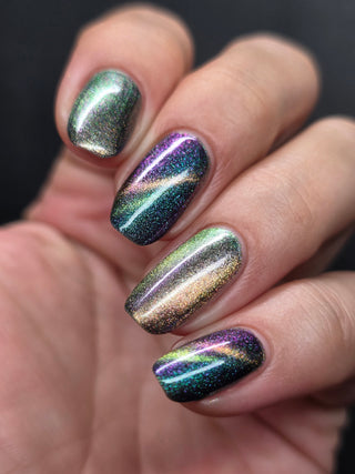 Image provided for Bee's Knees by a paid swatcher featuring the nail polish " Don't Throw Your Life Away for Me "