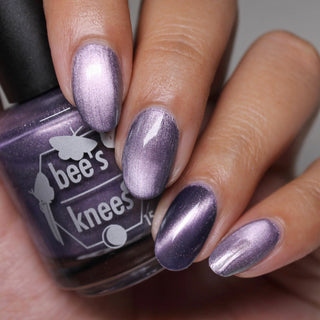 Image provided for Bee's Knees by a paid swatcher featuring the nail polish " Bartholomew "