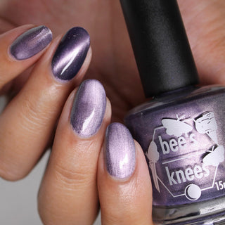 Image provided for Bee's Knees by a paid swatcher featuring the nail polish " Bartholomew "
