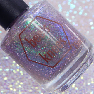 Image provided for Bee's Knees by a paid swatcher featuring the nail polish " Overgrown Mosquito "