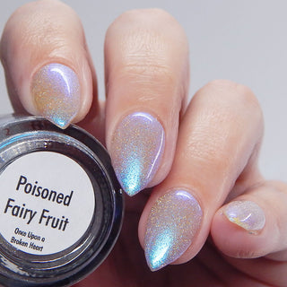 Image provided for Bee's Knees by a paid swatcher featuring the nail polish " Poisoned Fairy Fruit "