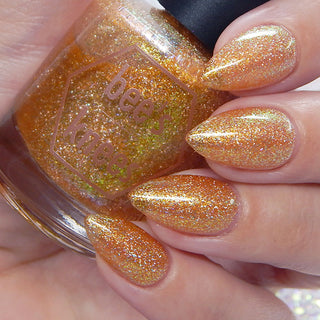 Image provided for Bee's Knees by a paid swatcher featuring the nail polish " The Golden Path "