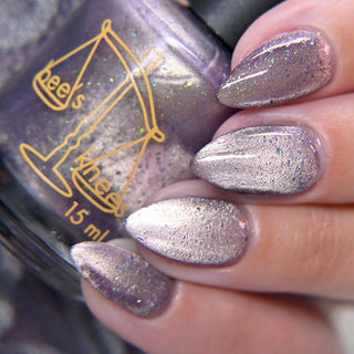 Image provided for Bee's Knees by a paid swatcher featuring the nail polish " A True Illusionist "