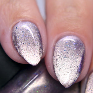 Image provided for Bee's Knees by a paid swatcher featuring the nail polish " A True Illusionist "
