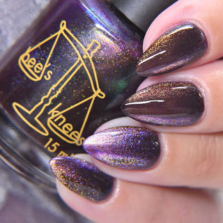Image provided for Bee's Knees by a paid swatcher featuring the nail polish " Godstouched "