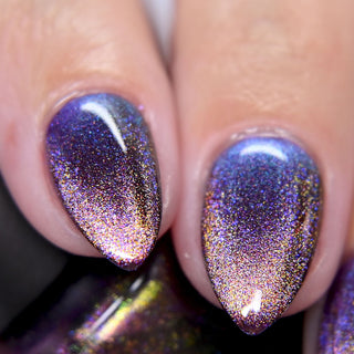 Image provided for Bee's Knees by a paid swatcher featuring the nail polish " Godstouched "