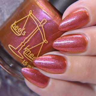 Image provided for Bee's Knees by a paid swatcher featuring the nail polish " It Would Always be Enough "