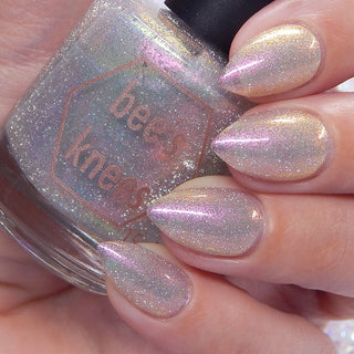 Image provided for Bee's Knees by a paid swatcher featuring the nail polish " Casting "