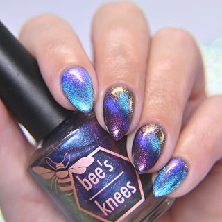 Image provided for Bee's Knees by a paid swatcher featuring the nail polish " Take Me with You "