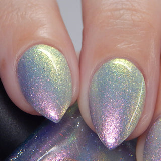 Image provided for Bee's Knees by a paid swatcher featuring the nail polish " The Archer's Curse "