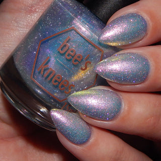 Image provided for Bee's Knees by a paid swatcher featuring the nail polish " The Archer's Curse "