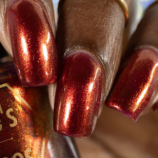 Image provided for Bee's Knees by a paid swatcher featuring the nail polish " I Was Almost a Pancake "