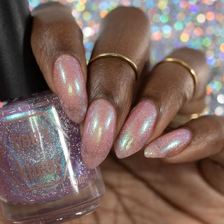 Image provided for Bee's Knees by a paid swatcher featuring the nail polish " Mirage "