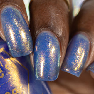 Image provided for Bee's Knees by a paid swatcher featuring the nail polish " Strength of Courage "