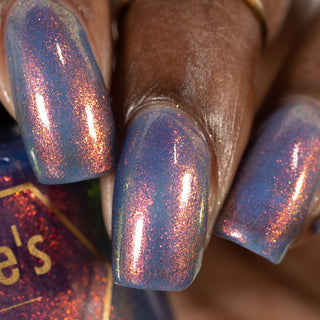 Image provided for Bee's Knees by a paid swatcher featuring the nail polish " Truth is Painful "