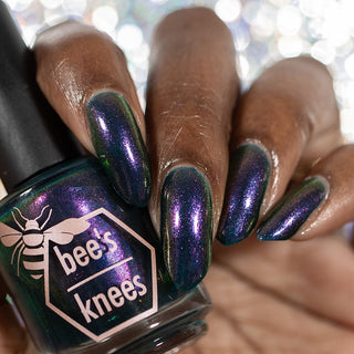 Image provided for Bee's Knees by a paid swatcher featuring the nail polish " Siren Song "