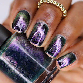 Image provided for Bee's Knees by a paid swatcher featuring the nail polish " That's Our Girl "
