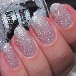 Image provided for Bee's Knees by a paid swatcher featuring the nail polish " The Source "