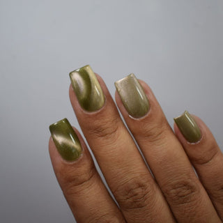 Image provided for Bee's Knees by a paid swatcher featuring the nail polish " Happy Tuesday "