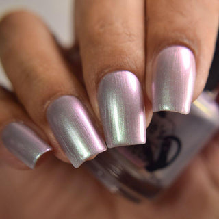 Image provided for Bee's Knees by a paid swatcher featuring the nail polish " My Little Miscreant "