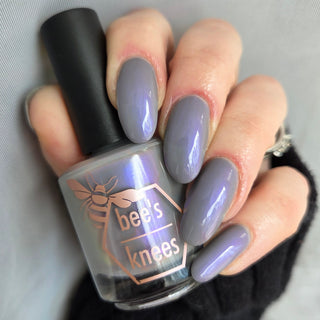 Image provided for Bee's Knees by a paid swatcher featuring the nail polish " But I Felt Cold, so Cold "