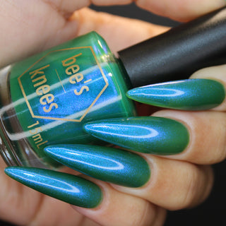 Image provided for Bee's Knees by a paid swatcher featuring the nail polish " I Have Been Crying Out to You From the Start "