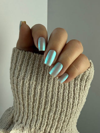 Image provided for Bee's Knees by a paid swatcher featuring the nail polish " Only Monsters Play God "