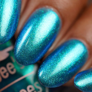 Image provided for Bee's Knees by a paid swatcher featuring the nail polish " Enchanted or Entitled? "