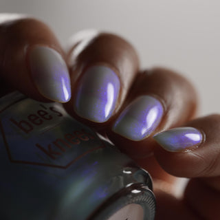 Image provided for Bee's Knees by a paid swatcher featuring the nail polish " Make Your Brother Proud "