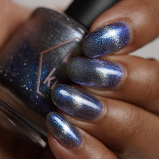 Image provided for Bee's Knees by a paid swatcher featuring the nail polish " Queen of the Valbaran Fae "