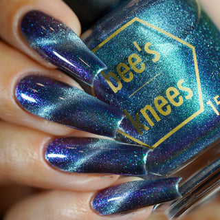 Image provided for Bee's Knees by a paid swatcher featuring the nail polish " Outplayed "