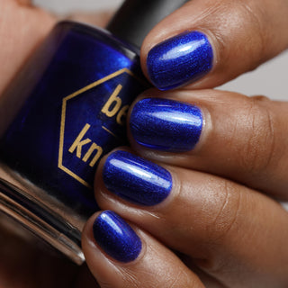 Image provided for Bee's Knees by a paid swatcher featuring the nail polish " Immortality "