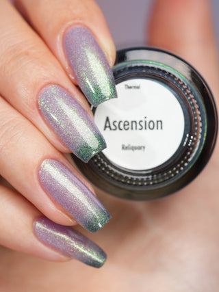 Image provided for Bee's Knees by a paid swatcher featuring the nail polish " Ascension "