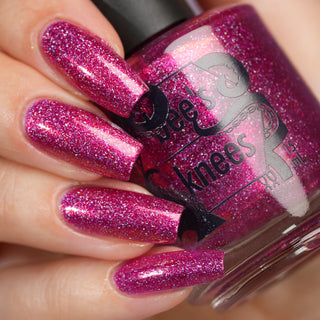 Image provided for Bee's Knees by a paid swatcher featuring the nail polish " Ma Fille "