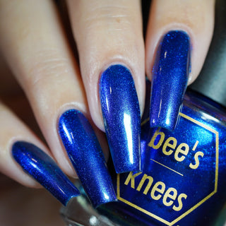 Image provided for Bee's Knees by a paid swatcher featuring the nail polish " You're Making Us Look Bad "