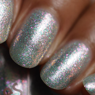 Image provided for Bee's Knees by a paid swatcher featuring the nail polish " Heartbreak "