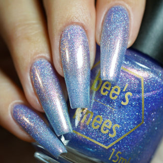 Image provided for Bee's Knees by a paid swatcher featuring the nail polish " Degeneration "