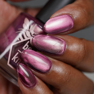 Image provided for Bee's Knees by a paid swatcher featuring the nail polish " Don't Clip my Wings "