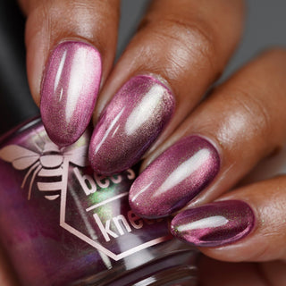 Image provided for Bee's Knees by a paid swatcher featuring the nail polish " Don't Clip my Wings "