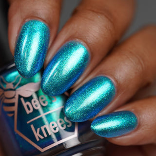 Image provided for Bee's Knees by a paid swatcher featuring the nail polish " Enchanted or Entitled? "
